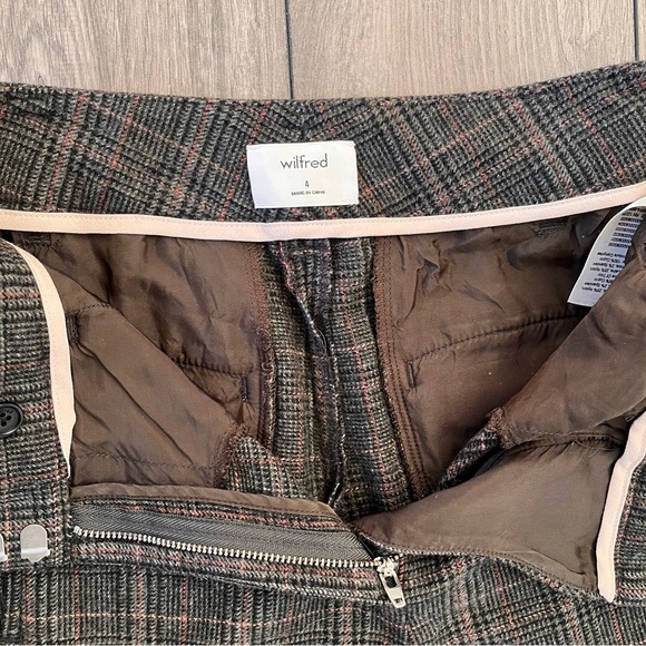 SOLD - Aritzia Wilfred Tie-Front Wool Pant Size 4 - Picture 5 of 8